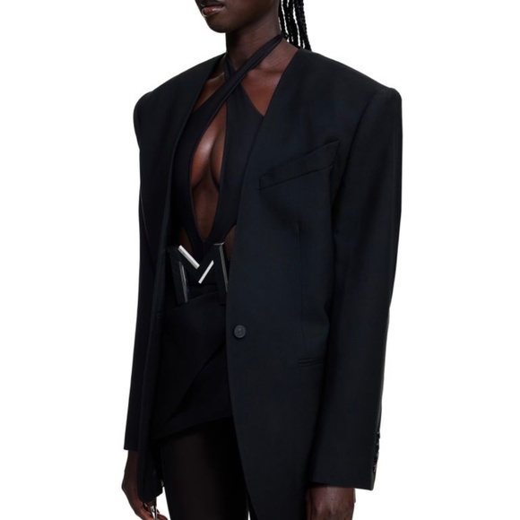 MUGLER H&M Oversized Wool Blazer - Picture 3 of 9